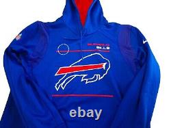 Buffalo Bills Nike Team Issued Sweatshirt Fleece Large Onfield Apparel Dri-fit