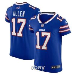 Buffalo Bills Nike Vapor Elite Authentic Stitched Jersey Josh Allen (Medium)