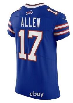 Buffalo Bills Nike Vapor Elite Authentic Stitched Jersey Josh Allen (Medium)