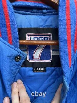 Buffalo Bills Puffer Jacket NFL Men's Size XL Vintage 90s Logo 7 Retro Throwback