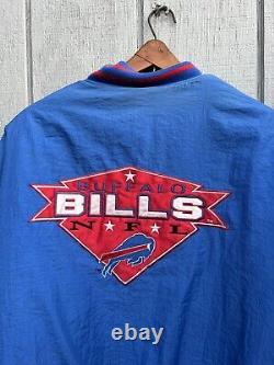 Buffalo Bills Puffer Jacket NFL Men's Size XL Vintage 90s Logo 7 Retro Throwback