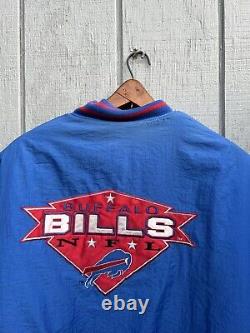 Buffalo Bills Puffer Jacket NFL Men's Size XL Vintage 90s Logo 7 Retro Throwback