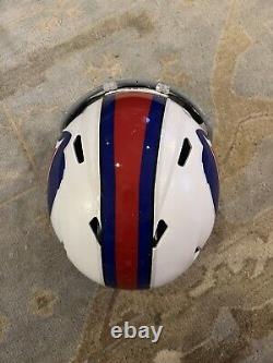 Buffalo Bills Riddell Revolution Speed Authentic NFL Helmet Lightly Used