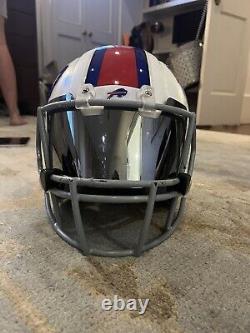 Buffalo Bills Riddell Revolution Speed Authentic NFL Helmet Lightly Used