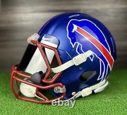 Buffalo Bills Riddell Speed Football Helmet Adult Large Full Size Josh Allen