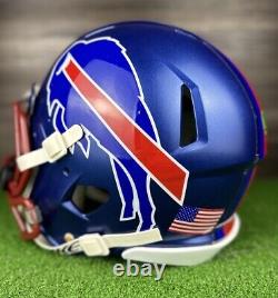 Buffalo Bills Riddell Speed Football Helmet Adult Large Full Size Josh Allen