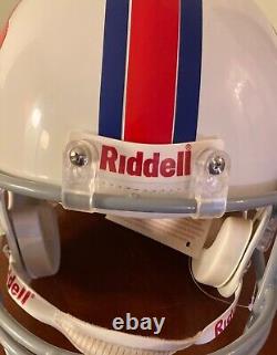 Buffalo Bills Ridell Full Size Standing Buffalo Regulation Helmet Signed