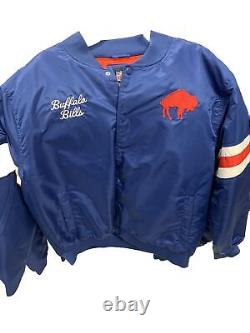 Buffalo Bills Satin Varsity Jacket Size M And L