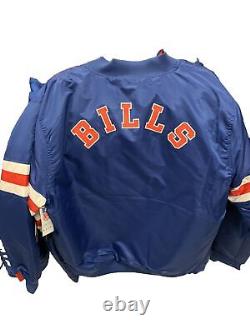 Buffalo Bills Satin Varsity Jacket Size M And L