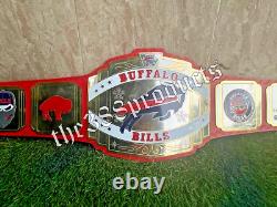 Buffalo Bills Super Bowl Championship NFL Fan Belt 4mm Brass