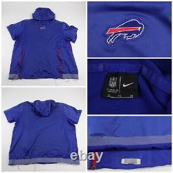 Buffalo Bills Team Issued Short Sleeve Hoodie Pullover Football XL # Nike
