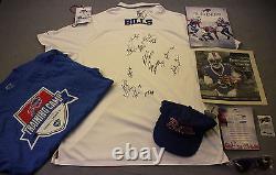 Buffalo Bills Training Camp Bush Auto Autograph Lot Shirt Hat Sunglasses Program