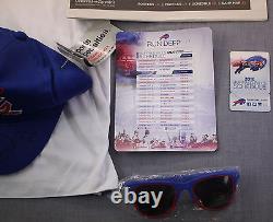 Buffalo Bills Training Camp Bush Auto Autograph Lot Shirt Hat Sunglasses Program