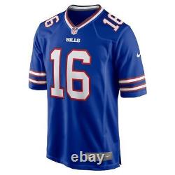 Buffalo Bills Trent Sherfield Nike Men's Royal Official NFL Player Game Jersey