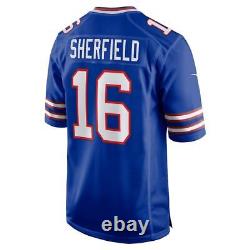 Buffalo Bills Trent Sherfield Nike Men's Royal Official NFL Player Game Jersey