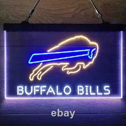 Buffalo Bills USB Neon Sign 3D Engraved LED Neon Light Bedroom Bar Wall Decor