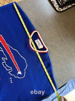 Buffalo Bills Vintage 90s Barrell II Acrylic Knit NFL Football Sweater Sz XL USA