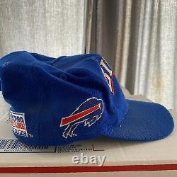 Buffalo Bills Vintage 90s Logo Athletic Blue Diamond NFL Football Snapback Hat