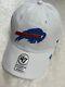 Buffalo Bills White Hat Bling Hand Jeweled Using Swarovski Crystals'47 Nfl