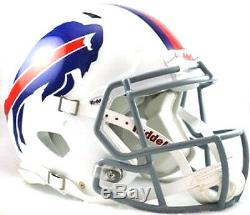 Buffalo Bills White Riddell NFL Football Authentic Speed Full Size Helmet