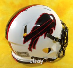 Buffalo Bills super custom fullsize football helmet Riddell Speed large red/blac
