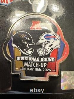 Buffalo Bills vs Baltimore Ravens AFC Divisional Playoff Game Day Pin SOLD OUT