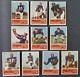 Complete 1962 Fleer Buffalo Bills Team Set With Rare Billy Shaw Rookie Card Sp