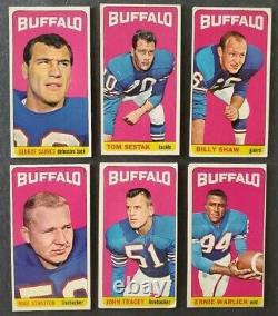 COMPLETE 1965 Topps Buffalo Bills TEAM SET Jack Kemp SP, Lamonica SP, 22 Cards