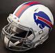 Custom Buffalo Bills Nfl Riddell Full Size Speed Football Helmet