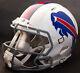 Custom Buffalo Bills Nfl Riddell Full Size Speed Football Helmet
