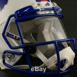 CUSTOM BUFFALO BILLS Tribute Full Size NFL Riddell SPEED Football Helmet