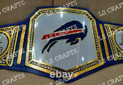 Custom New Buffalo Bills Championship Belt Adult Size 2mm Brass