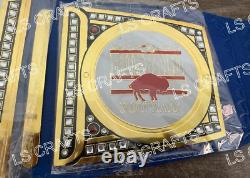 Custom New Buffalo Bills Championship Belt Adult Size 2mm Brass