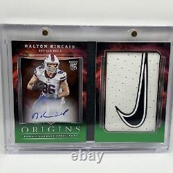 DALTON KINCAID 2023 Origins BOOKLET Glove 1/2 Buffalo Bills RPA