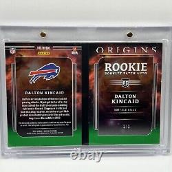 DALTON KINCAID 2023 Origins BOOKLET Glove 1/2 Buffalo Bills RPA