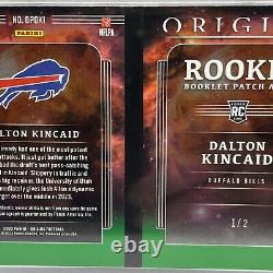 DALTON KINCAID 2023 Origins BOOKLET Glove 1/2 Buffalo Bills RPA