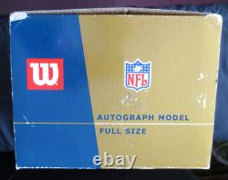 DOUG FLUTIE BUFFALO BILLS #7 Autograph Model Football SUPER BOWL 39 Wilson NFL