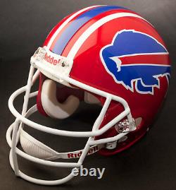 DREW BLEDSOE Edition BUFFALO BILLS NFL Riddell Full Size REPLICA Football Helmet