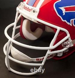 DREW BLEDSOE Edition BUFFALO BILLS Riddell Pro Line AUTHENTIC Football Helmet
