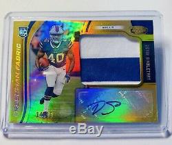 Devin Singletary 2019 Panini Certified Fotl Auto Patch Rpa Gold Refractor Sp /25