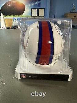 Don Beebe Signed Buffalo Bills Speed Mini Football Helmet (JSA)