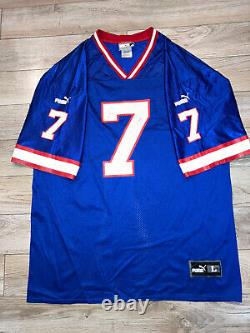 Doug Flutie #7 Buffalo Bills NFL Football Puma Jersey L LG