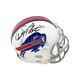 Doug Flutie Autographed Buffalo Bills Speed Mini Football Helmet Bas Coa