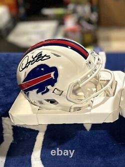Doug Flutie Signed Buffalo Bills Speed Mini Helmet Beckett COA