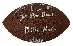 Eric Moulds autographed signed inscribed football Buffalo Bills JSA COA