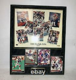 Football1993 BUFFALO BILLS Wall Plaque with Photo and Cards NFL FREE SHIPPING