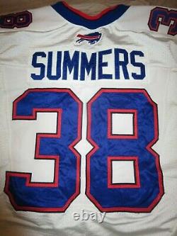 Frank Summers #38 Buffalo Bills 2013 NFL Game Used Worn Nike Football Jersey