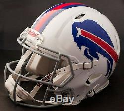 GAMEDAY-AUTHENTICATED Buffalo Bills NFL Riddell Speed Football Helmet