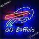 Go Buffalo Bills Nfl Football Real Neon Sign Beer Bar Pub Light Fast Shipping