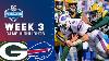 Green Bay Packers Vs Buffalo Bills Preseason Week 3 Game Highlights